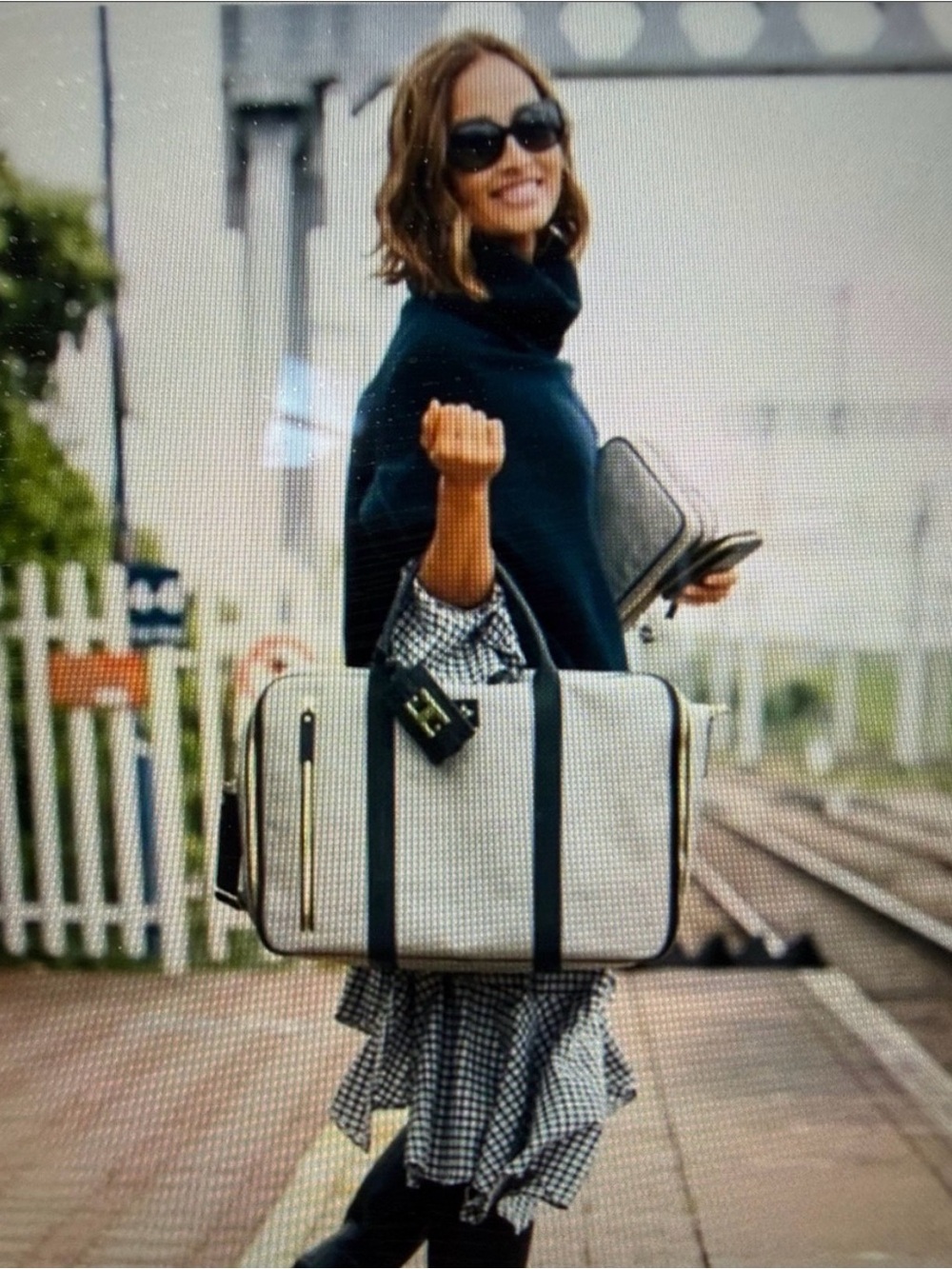 India Hicks The Duke Travel Duffel Bag, Matching Pouch and Dust Cover